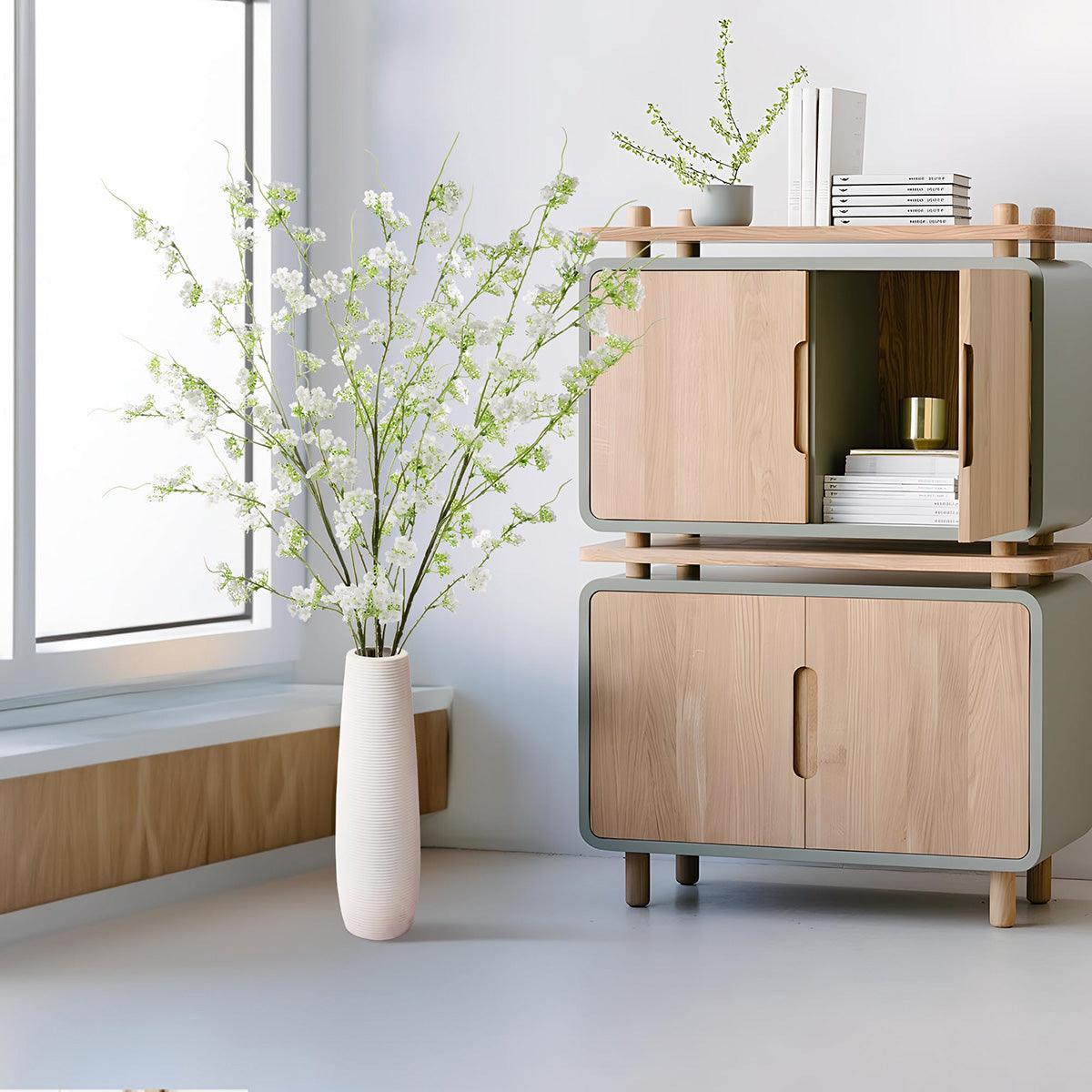 Artificial Snow Willow Branches - 43" - HyeFlora