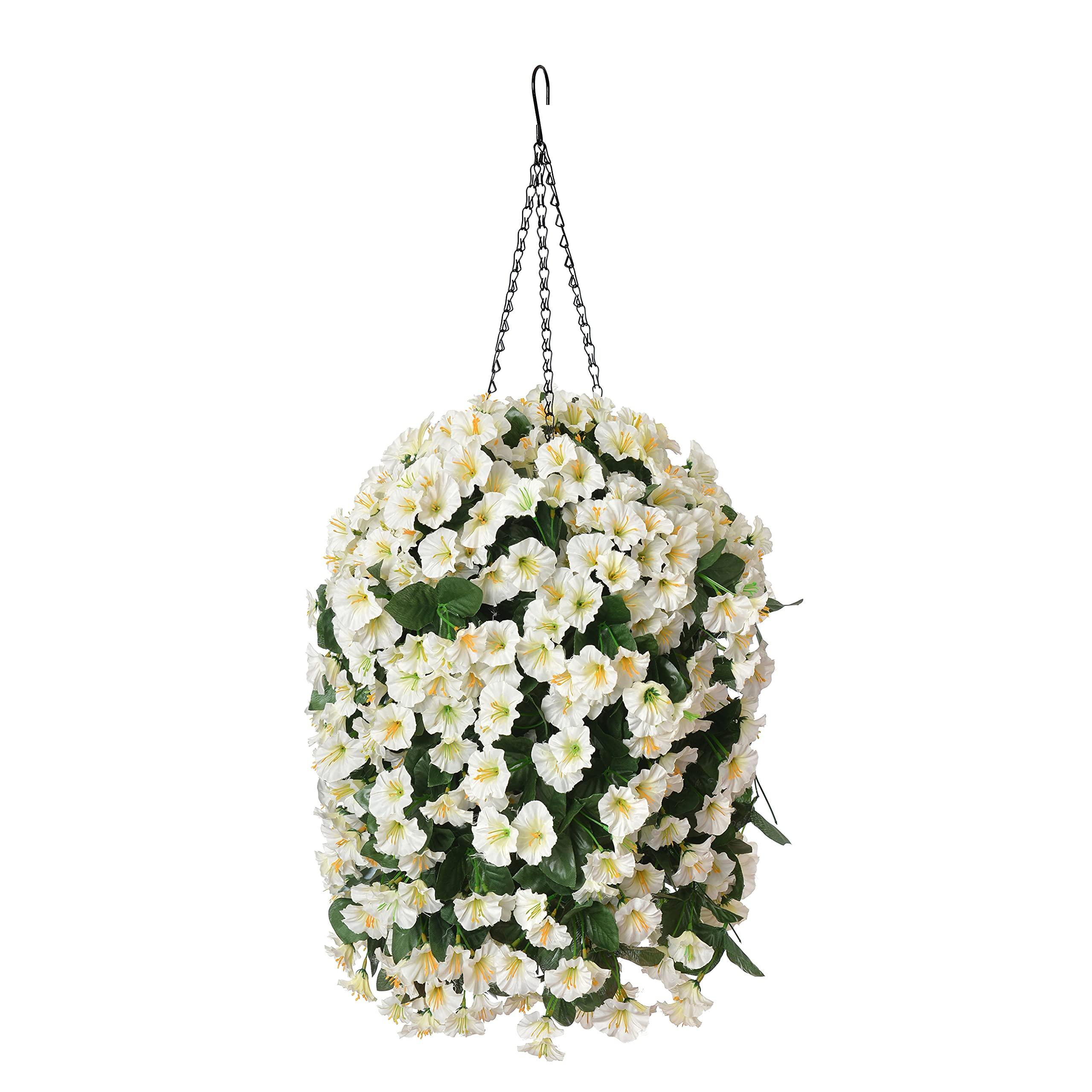 Premium Faux Silk Morning Glory Violet Vines - 19“ / 35” - HyeFlora
