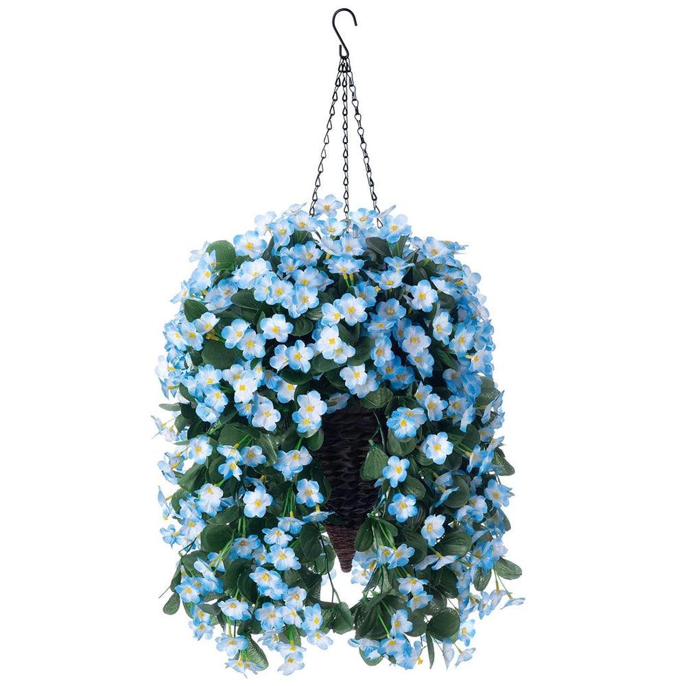 Premium Faux Silk Morning Glory Violet Vines - 19“ / 35” - HyeFlora