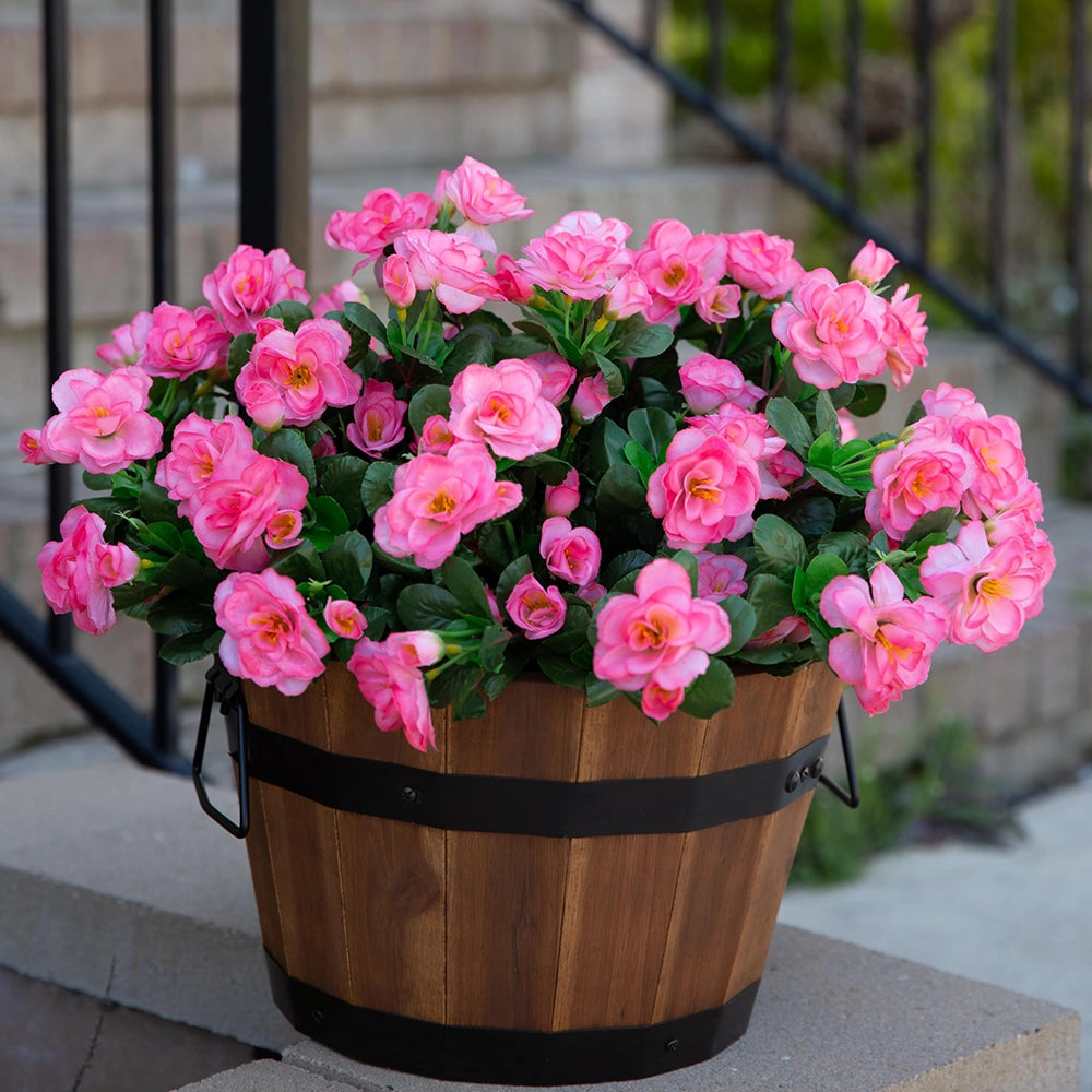 Artificial Silk Camellia Flowers - 15"