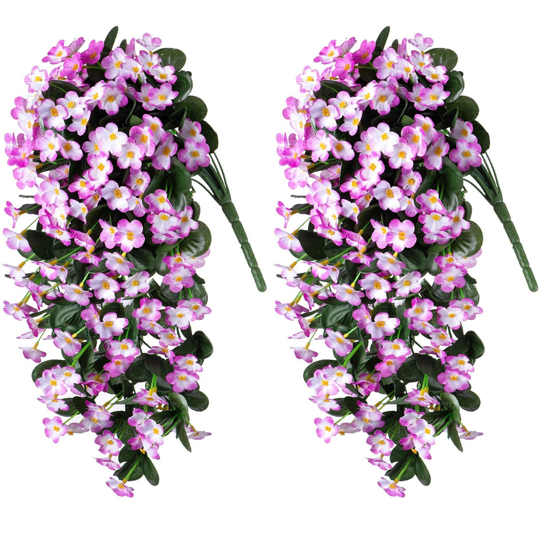 19" Faux Silk Orchid Vines 2PCS - Violet - HyeFlora