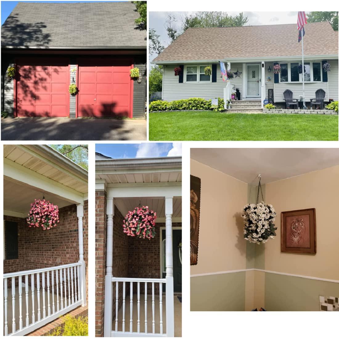 35" Faux Silk Orchid with Hanging Basket- Yellow - HyeFlora