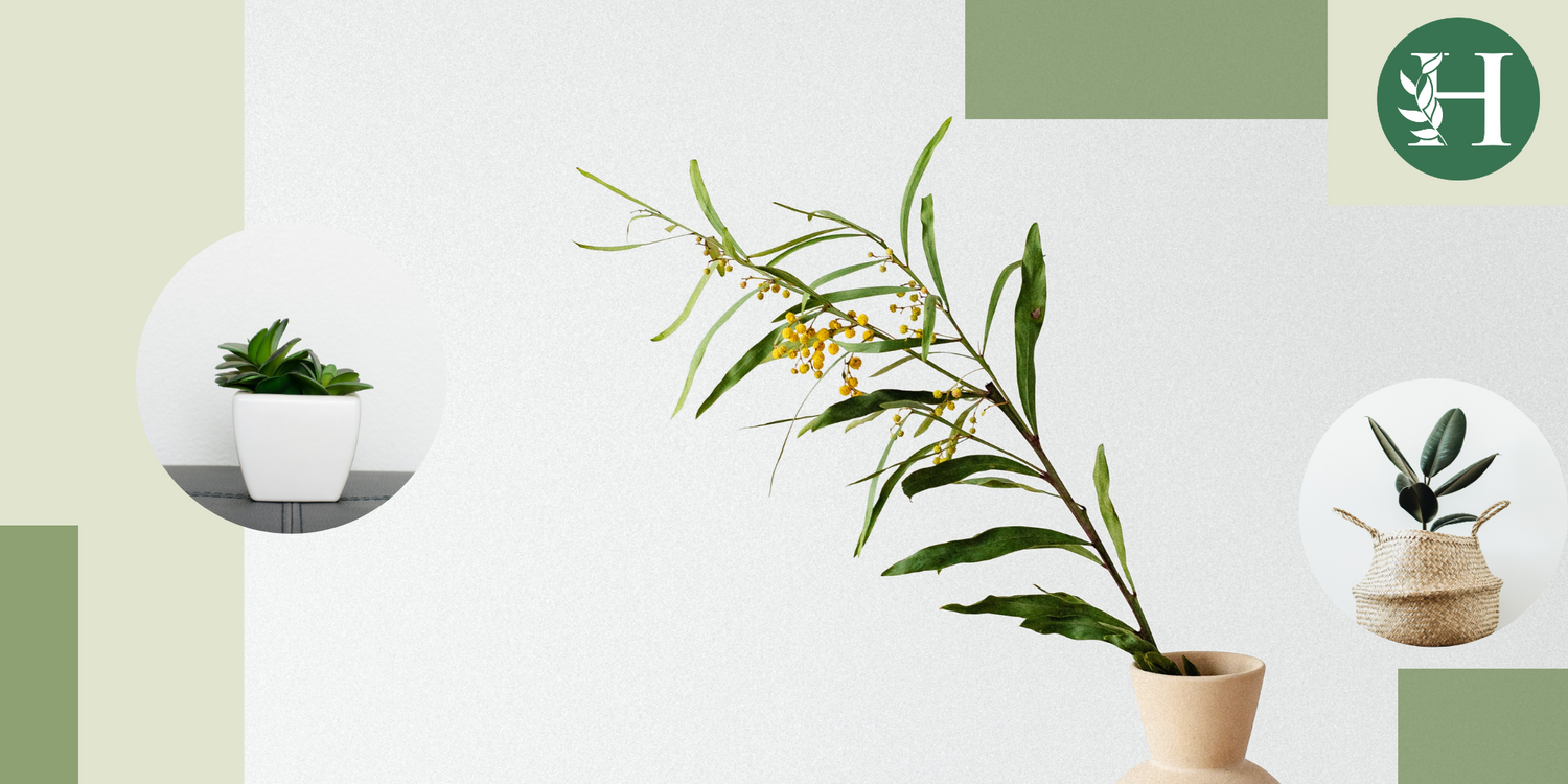 green artificial flowers and bush