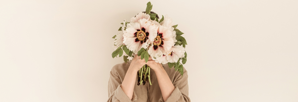 white artificial flower