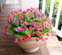 14" Silk Daisy with Eucalyptus 12 Bundles- Purple Pink - HyeFlora