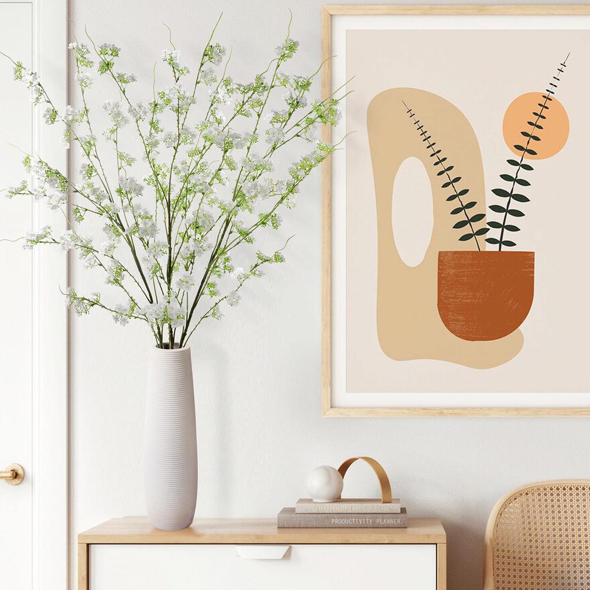 snow willow indoor plant Artificial 3 Large Branches Snow Willow Plants