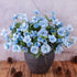 Artificial Silk Hibiscus Flowers 6 Bundles Outdoor Flowers - 16‘’ 6 Colors - HyeFlora