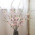 4 Stems Of Artificial Silk Plum Blossom Branches - 47” - HyeFlora