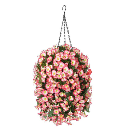 Premium Faux Silk Morning Glory Violet Vines - 19“ / 35” - HyeFlora