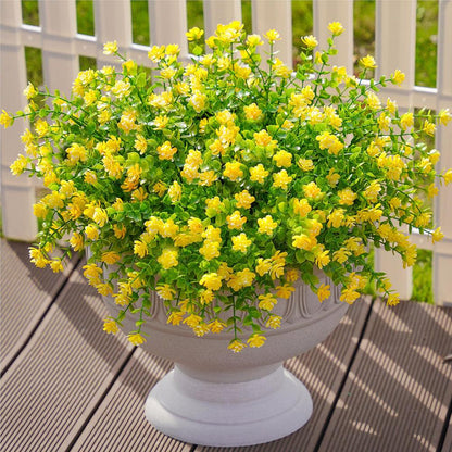 Artificial Lotus Flowers And Eucalyptus Stems Bushes 12 Bundles - 15‘’ - HyeFlora