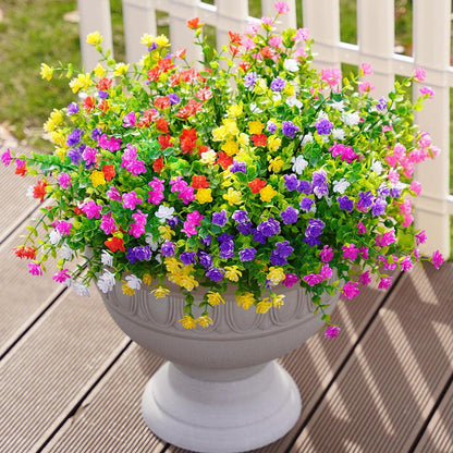 Artificial Lotus Flowers And Eucalyptus Stems Bushes 12 Bundles - 15‘’ - HyeFlora